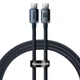 Кабель Type-C -Type-C Baseus Crystal Shine CAJY000601 1.2 м, черный - изображение 1