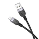 Кабель Hoco X109 Energy silicone charging data cable Micro Black - зображення 1