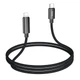 Кабель Hoco U125 Benefit PD charging data cable with display iP Black - зображення 3