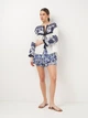 Шорты женские Zara 1971/274 M Темно-синие (01971027044034) - изображение 3