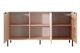 Буфет Maraline Nordic Ash matt black legs тридверний 153,1 см, 13783 - зображення 3