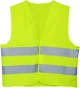 Жилет сигнальный 120 г/м2 (70х60 см) XXL, желтый ТМ WERK (50022) - изображение 1