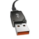 USB-кабель на Type-C з підсвічуванням Baseus Unbreakable Aramid Series Fast Charging (1м, 100W, 6A). Black - зображення 3