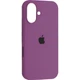 Чехол силиконовый Epic Premium Silicone Case Full Cover для Apple iPhone 16 black currant - изображение 1