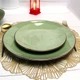 Зелена обідня тарілка 26 см Bagheria Pastel green - зображення 7