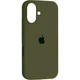 Чехол силиконовый Epic Premium Silicone Case Full Cover для Apple iPhone 16 army green - изображение 1