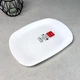 Біле прямокутне блюдо зі склокераміки Bormioli Rocco Parma 21.5*16 см - зображення 2