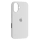Чехол силиконовый Epic Premium Silicone Case Full Cover для Apple iPhone 16 white - изображение 1