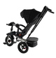 Велосипед триколісний Best Trike із батьківською ручкою муз. панеллю надувні колеса Чорний (6088 F–695-12) - зображення 2