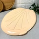 Бежевая крышка+сиденье для унитаза Ромашка Efe plastics - изображение 9