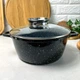 Алюминиевая антипригарная кастрюля с жаростойкой крышкой и литыми ручками 3.1л, 1461 А-Плюс - изображение 3