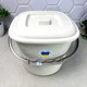 Квадратное пластиковое ведро с крышкой 6 л Белая Роза Smart Алеана - изображение 6