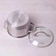 Каструля 3.3 л з нержавіючої сталі з кришкою і 7-шаровим дном Kamille - зображення 11