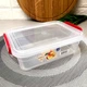 Пластиковый бокс для хранения пищи 1.2 л с крышкой Народный продукт - изображение 1