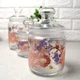 Набір банок для сипких продуктів з рожевим декором 3 предмета Luminarc Jar Alys (P2915) - зображення 9