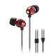 Навушники без мікрофона Wallytech WEA-081 Black/Red - зображення 1