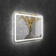 Зеркало настенное Art-com безрамное с Led-подсветкой 600х800 мм с сенсорной кнопкой (с выключателем) (BRL D 16 600x800 home) - изображение 3