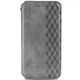 Шкіряний чохол книжка GETMAN Cubic (PU) Samsung Galaxy S21 FE Сірий - зображення 1