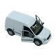 Машинка Welly Модель "Ford Transit Connect" белый (11 см) 250386W - изображение 1