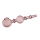 Стеклянная Трубка Колба 15 см "Oil Pipe Two Balls Pink" - изображение 3