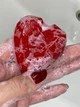 Сувенирное мыло ручной работы Soap Bo "Геометрическое сердце" 40 г Красное - изображение 15