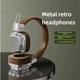 Бездротові навушники Ariettie CR-8 Retro TWS Samsung iPhone HIFI ігрова гарнітура з мікрофоном Коричневі - зображення 6