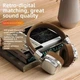 Бездротові навушники Ariettie CR-8 Retro TWS Samsung iPhone HIFI ігрова гарнітура з мікрофоном Коричневі - зображення 7