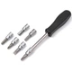 Набір насадок торцевих і біт із тріскачкою Q-tool 1/4" 46 шт. у кейсі q-tool_46v1 - зображення 6