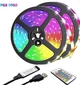 Умная светодиодная LED лента RGB 5050 с Bluetooth приложением комплект 5 метров водостойкий от USB подсветка декоративная Smart UKC - изображение 1