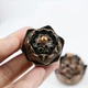 Металлическая аромалампа Лотос курительница для благовоний 3,1*3,6 см (EG4060) - изображение 4