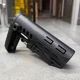 Приклад (база) DLG TBS TACTICAL DLG-130, для трубок Mil-Spec, колір Чорний, гніздо антабки на 2 сторони (DLG-130 BL) - зображення 8