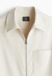 Чоловіча верхня сорочка Regular Fit H&M (58038) S Молочна - зображення 5