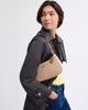 Cумка женская кожаная Coach Teri Leather Gold Beige White CH166-03 - изображение 5
