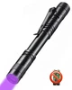 Ультрафіолетовий Ліхтар UV 365NM S009 Ліхтарик для перевірки слідів крові та грошей на батарейках Long Style Black - зображення 1