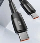 Кабель для заряджання телефону Toocki Type-C + Type-C 100W 5A PD Fast Charge Швидка зарядка та передача даних до 480Mb/s 3м - зображення 3
