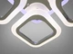 Пристилочная LED люстра с димером и цветной подсветкой, хром, THE LIGHT 50W - изображение 4