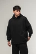Худи мужское оверсайз v.3 Black 5XL-6XL Черное - изображение 3