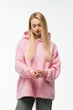 Худі жіноче оверсайз v.3 Pink M-L - зображення 6