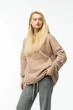 Худі жіноче оверсайз v.3 Beige M-L - зображення 4