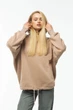 Худі жіноче оверсайз v.3 Beige M-L - зображення 5