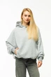 Худи женское оверсайз v.3 Grey M-L - изображение 1