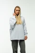 Худі жіноче оверсайз v.3 White XS-S - зображення 4