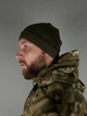 Шапка Докер(біні) ULTIMATUM Сіра OneSize, чоловіча трикотажна укорочена з підворотом - зображення 4