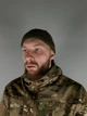 Шапка Докер(біні) ULTIMATUM Сіра OneSize, чоловіча трикотажна укорочена з підворотом - зображення 5