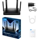Маршрутизатор Cudy WR3000 AX3000 Gigabit Wi-Fi 6 Mesh Router 574 Mbps (2.4ГГц) + 2402 Mbps (5ГГц) Black (WR3000) - зображення 4