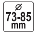 Ключ съемник масляного фильтра VOREL 73-85 мм 57612 - изображение 7