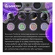 Геймпад Bluetooth джойстик GamePro GPS-13T Bluetooth 5.3/USB (PC/iOS/Android/PS3/PS4) DualShock RGB Transparent - изображение 10