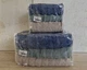 Набор турецких махровых полотенец Cestepe MicroCotton Premium 3 штуки 50x90 + 3 штуки 70х140 Ucgen 1 плотность 600 г/м2 - изображение 6
