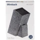 Подставка для ножей Ofenbach 25.7 см и кухонных принадлежностей колода пластиковая серый гранит настольная (209100) - изображение 10