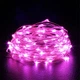 Светодиодная LED Гирлянда 5м На Батарейках | Розовый - изображение 1
